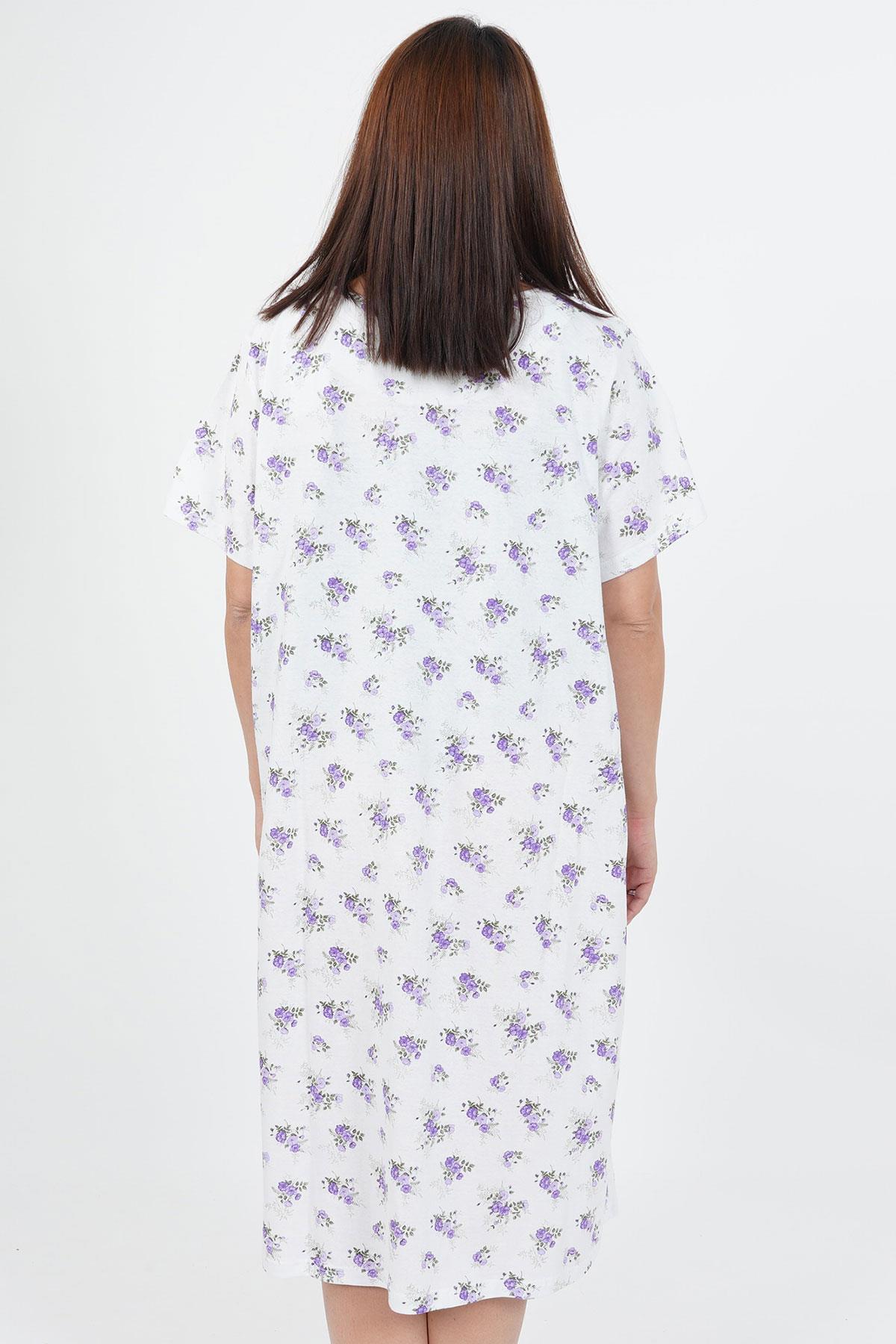 Vienetta 1610130000 Kadın Kısa Kollu Büyük Beden Ev Elbisesi