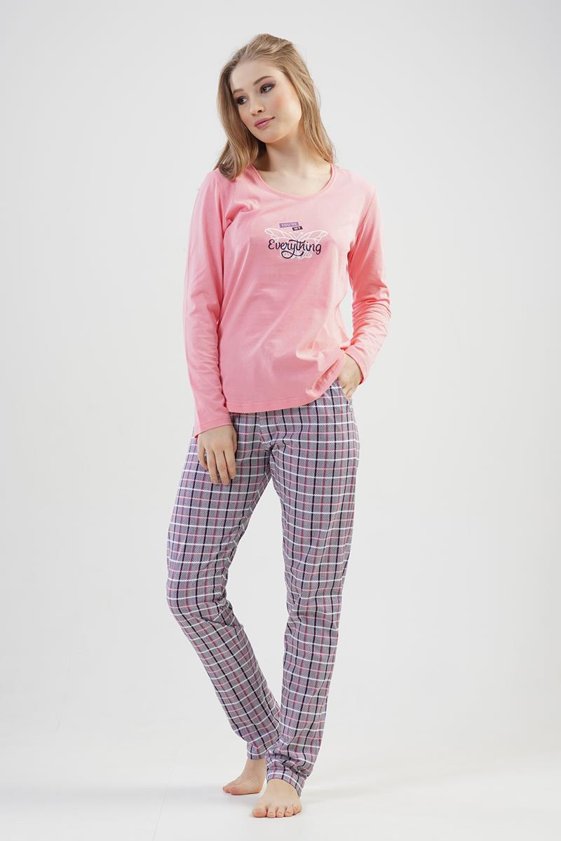 Vienetta 2010782514 Kadın Uzun Kollu Pijama Takımı