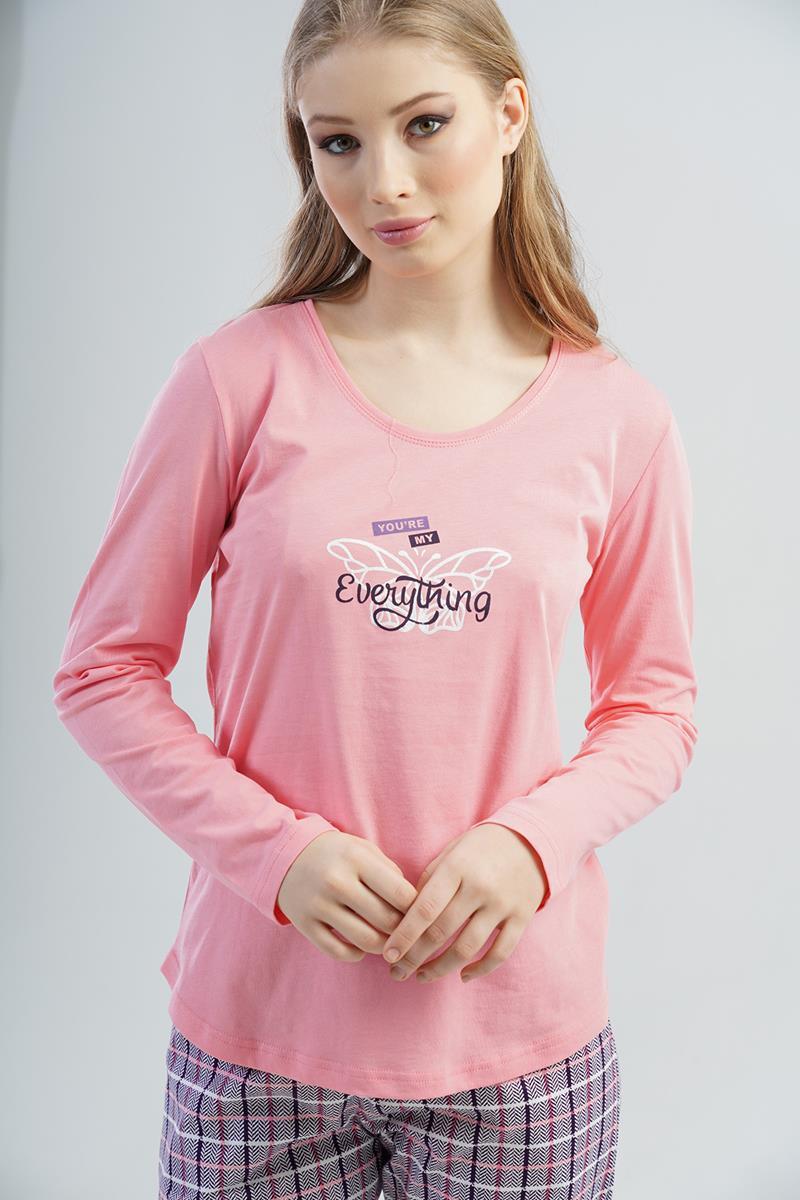 Vienetta 2010782514 Kadın Uzun Kollu Pijama Takımı