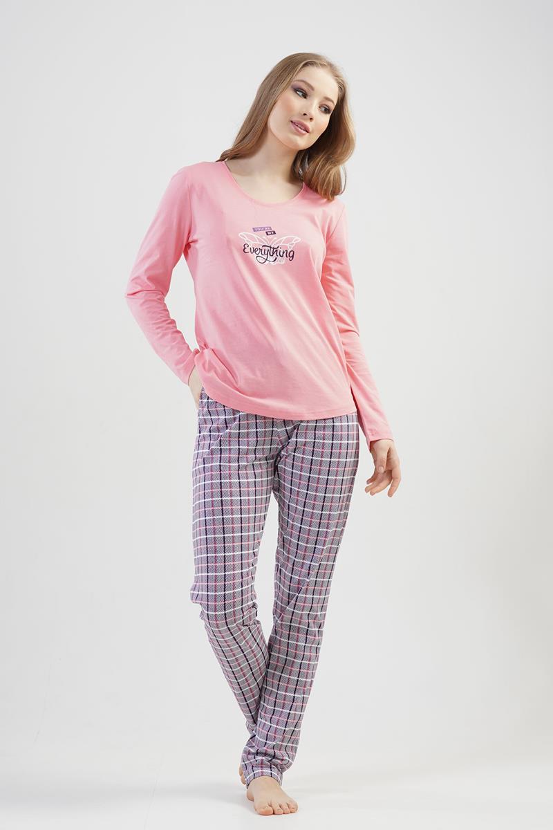 Vienetta 2010782514 Kadın Uzun Kollu Pijama Takımı
