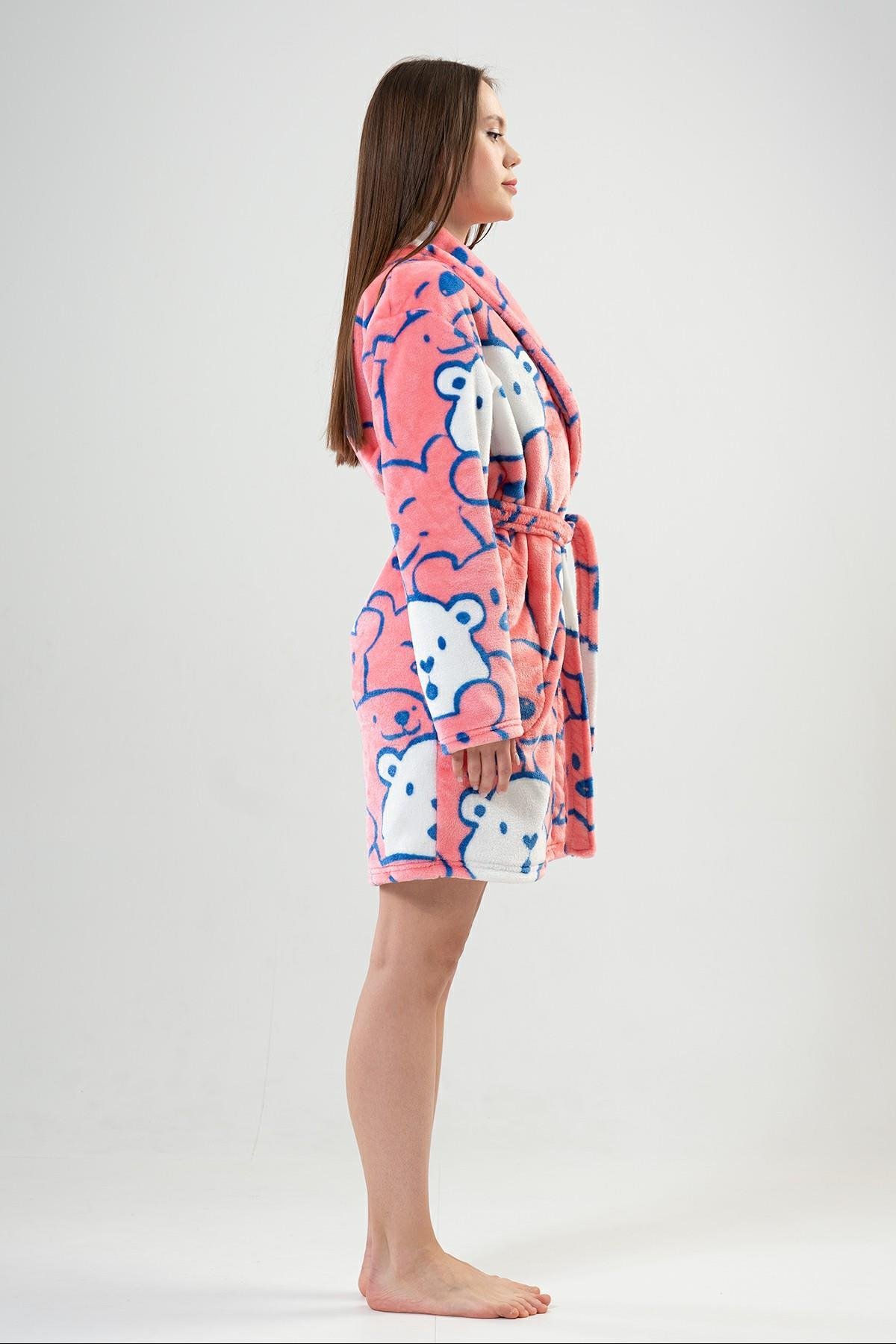 Vienetta 2020920352 Kadın Uzun Kollu Welsoft Sabahlık