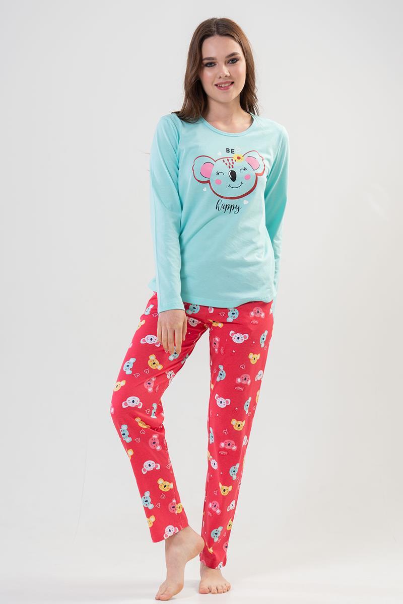 Vienetta 2040316460 Kadın Uzun Kollu Pijama Takımı
