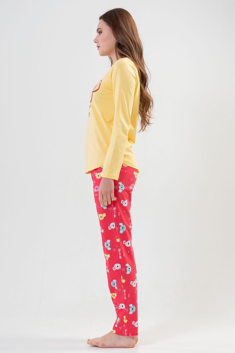 Vienetta 2040316460 Kadın Uzun Kollu Pijama Takımı