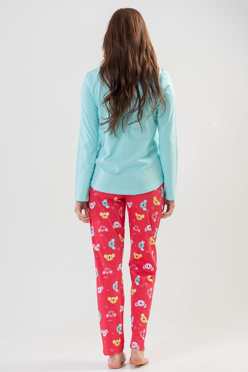 Vienetta 2040316460 Kadın Uzun Kollu Pijama Takımı