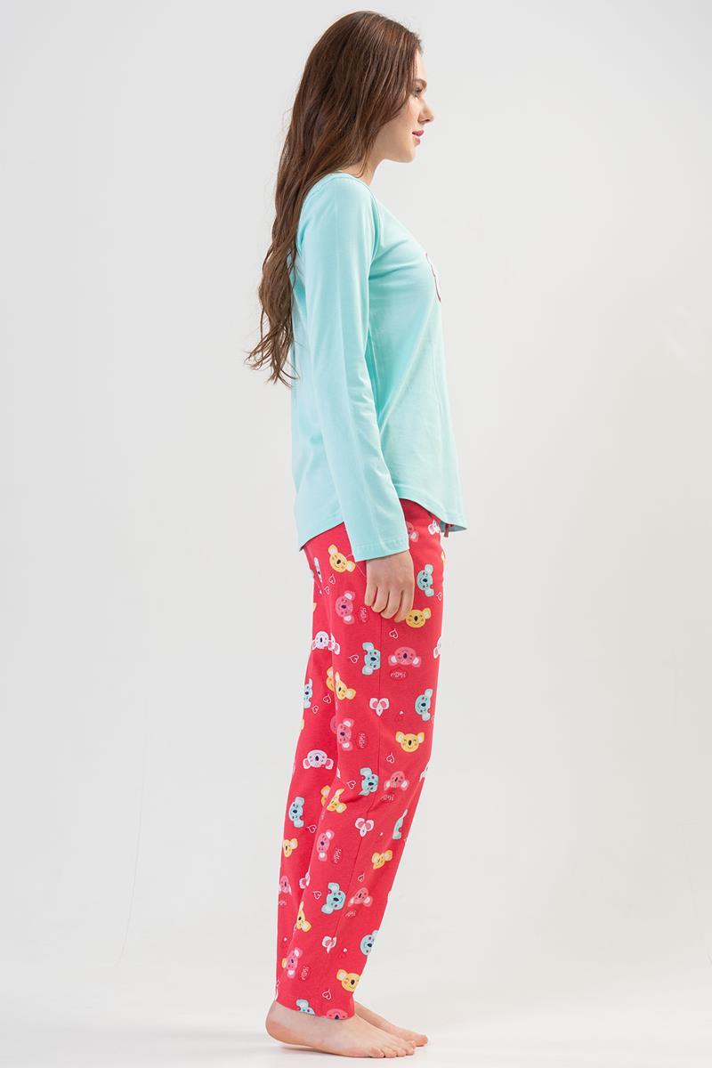 Vienetta 2040316460 Kadın Uzun Kollu Pijama Takımı