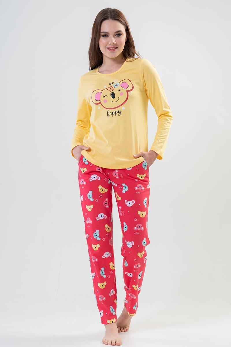 Vienetta 2040316460 Kadın Uzun Kollu Pijama Takımı