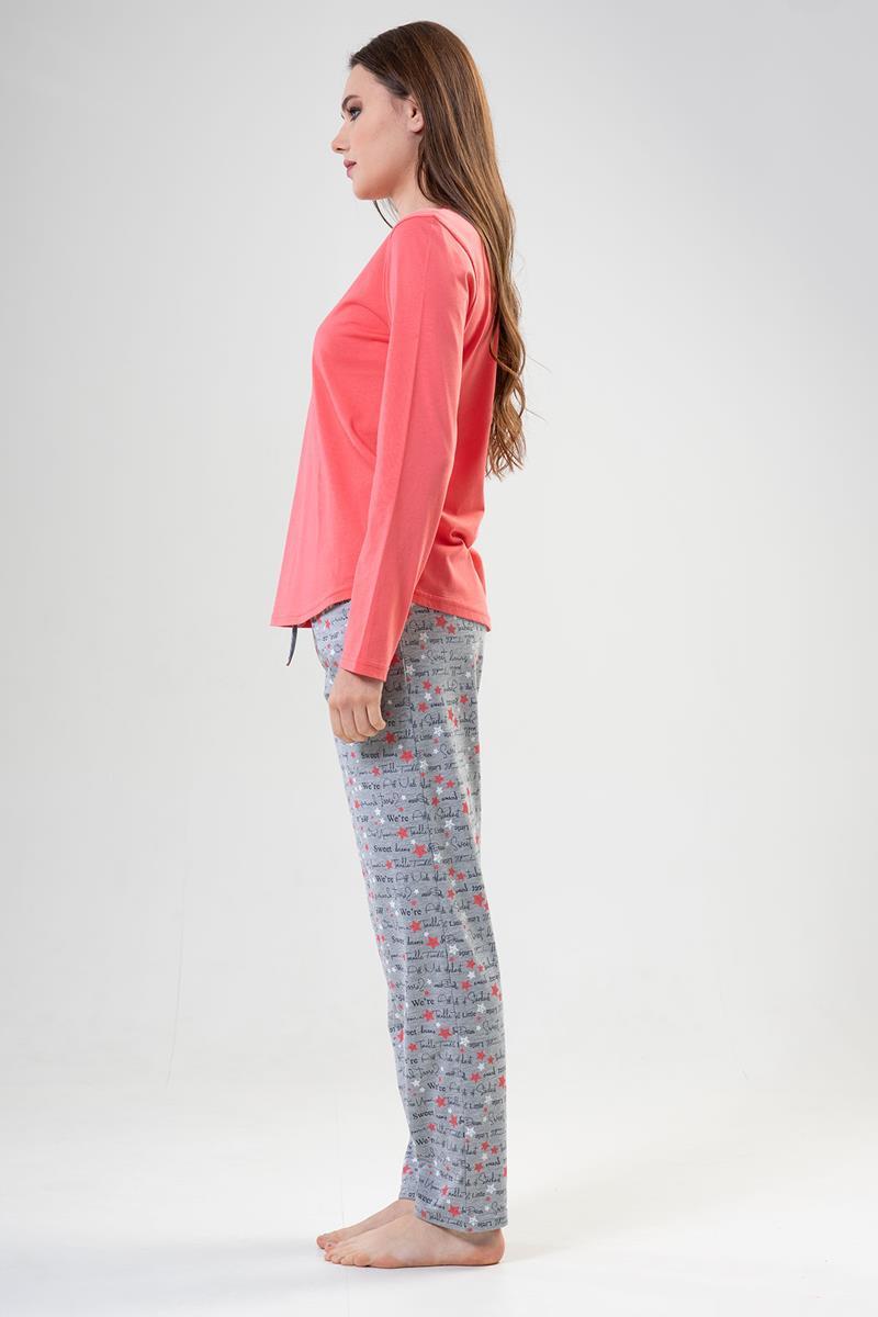Vienetta 2041780021 Kadın Uzun Kollu Pijama Takımı