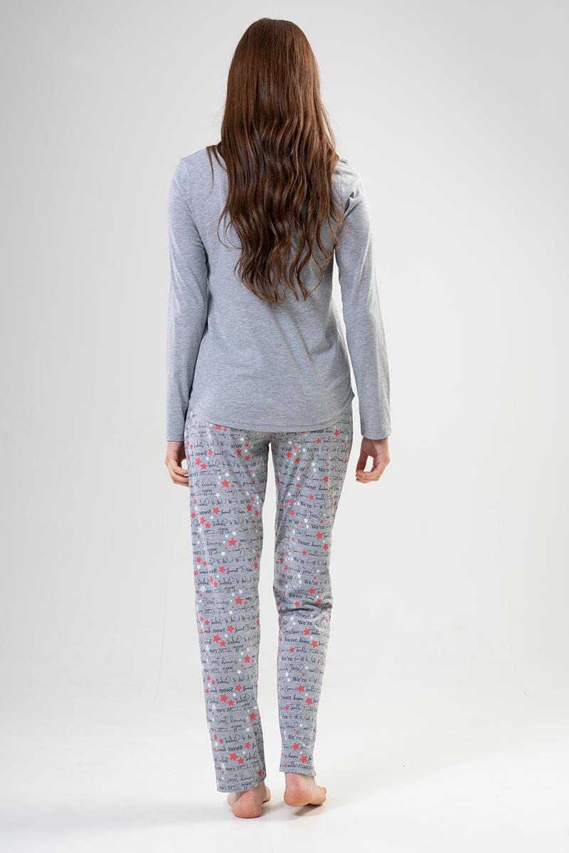 Vienetta 2041780021 Kadın Uzun Kollu Pijama Takımı