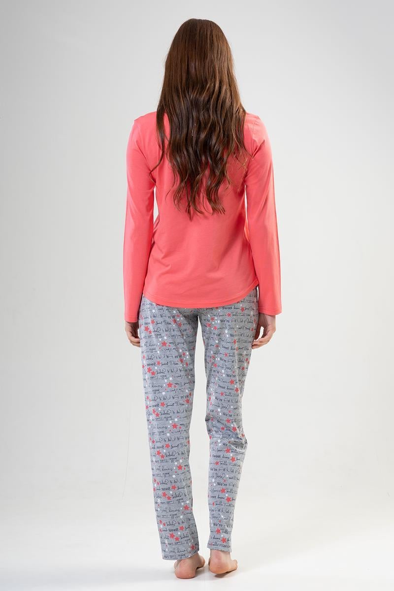 Vienetta 2041780021 Kadın Uzun Kollu Pijama Takımı