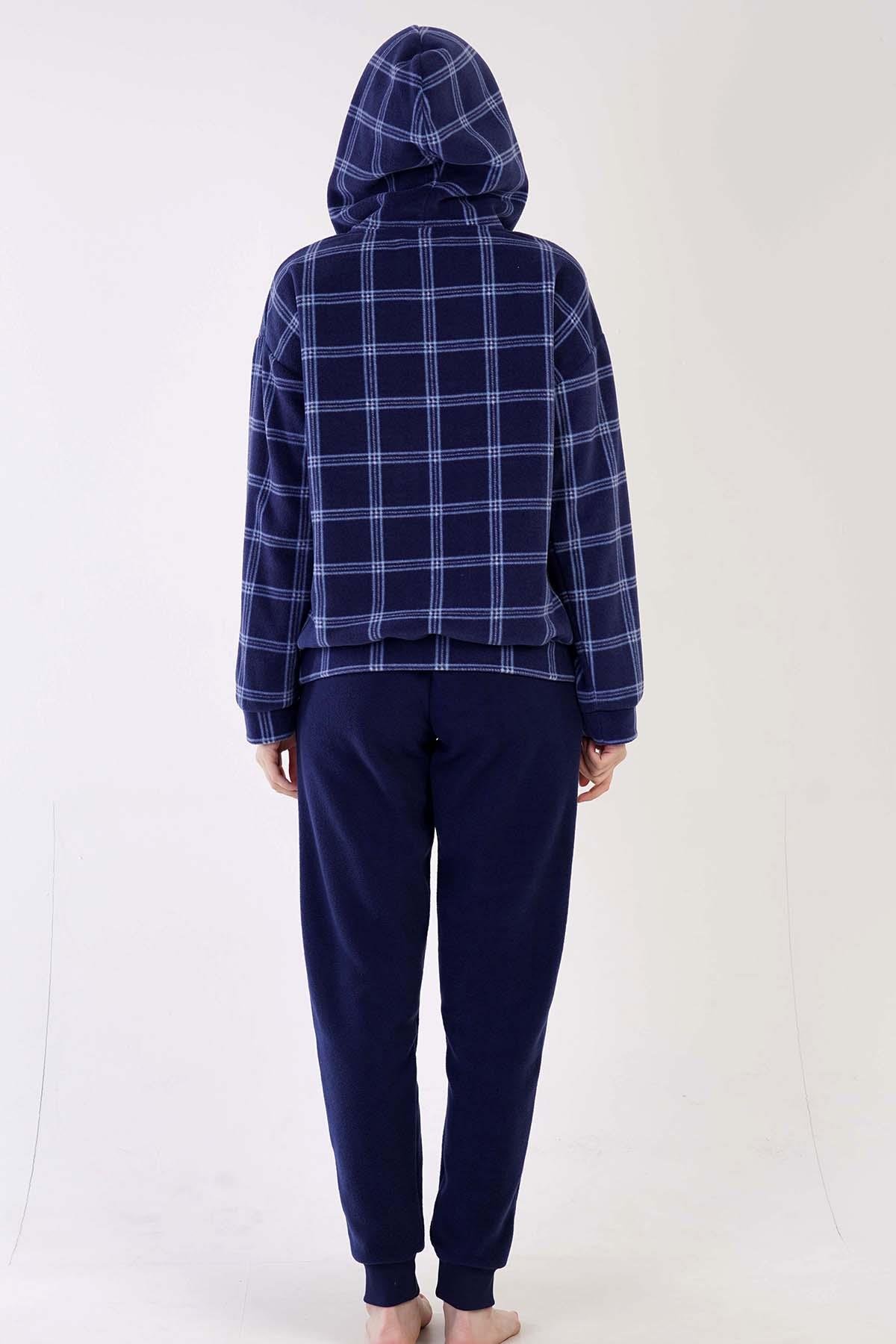 Vienetta 3031840448 Kadın Uzun Kollu Polar Pijama Takımı