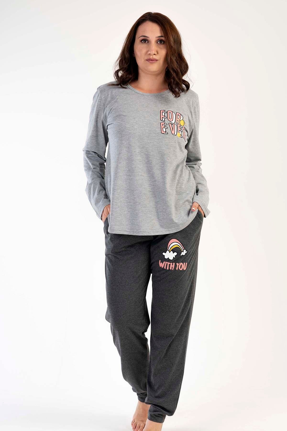 Vienetta 3032790000 Kadın Uzun Kollu B.B.Pijama Takımı