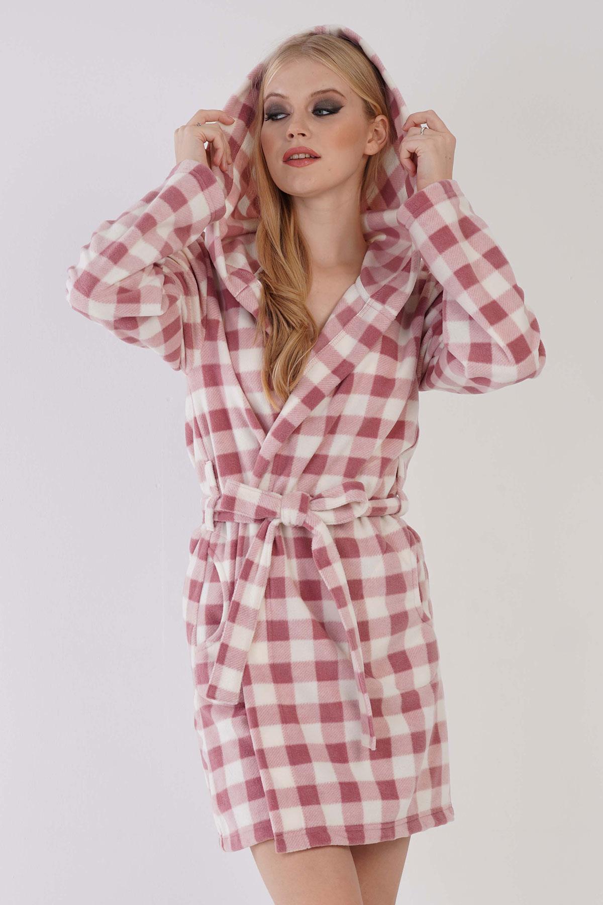 Vienetta 3041552812 Kadın Polar Sabahlık