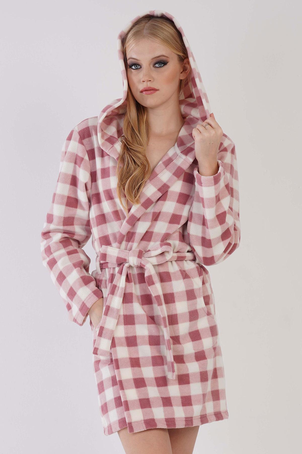 Vienetta 3041552812 Kadın Polar Sabahlık