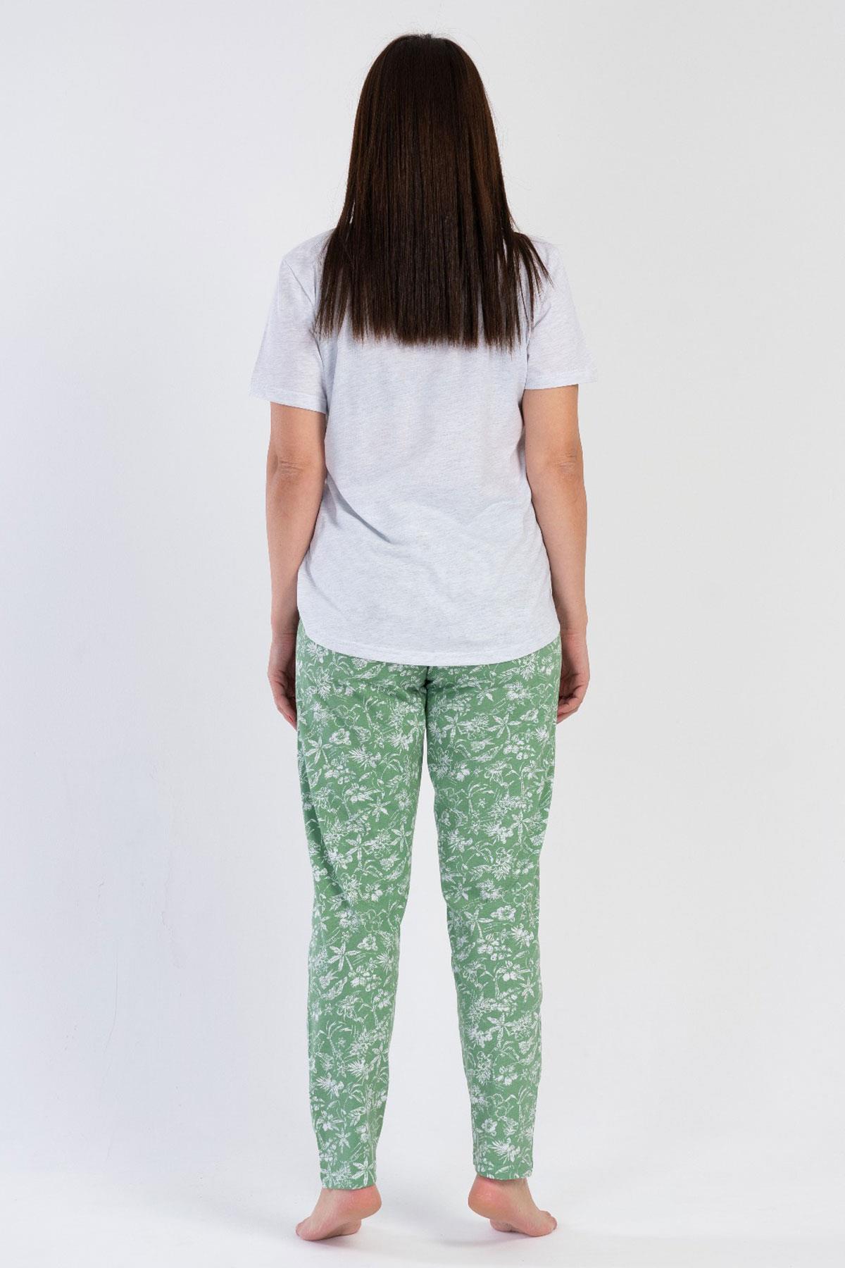 Vienetta 3110891763 Kadın Büyük Beden Kısa Kollu Pijama Takımı