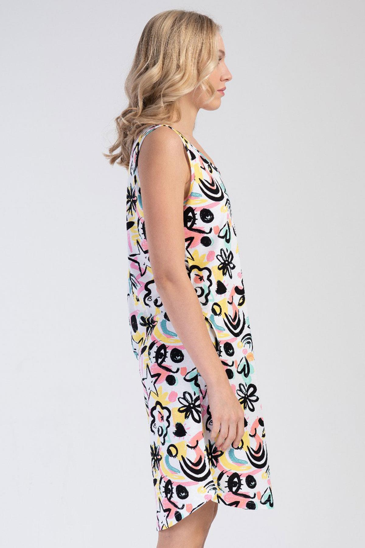 Vienetta 4010510000 Kadın Kalın Askılı Ev Elbisesi