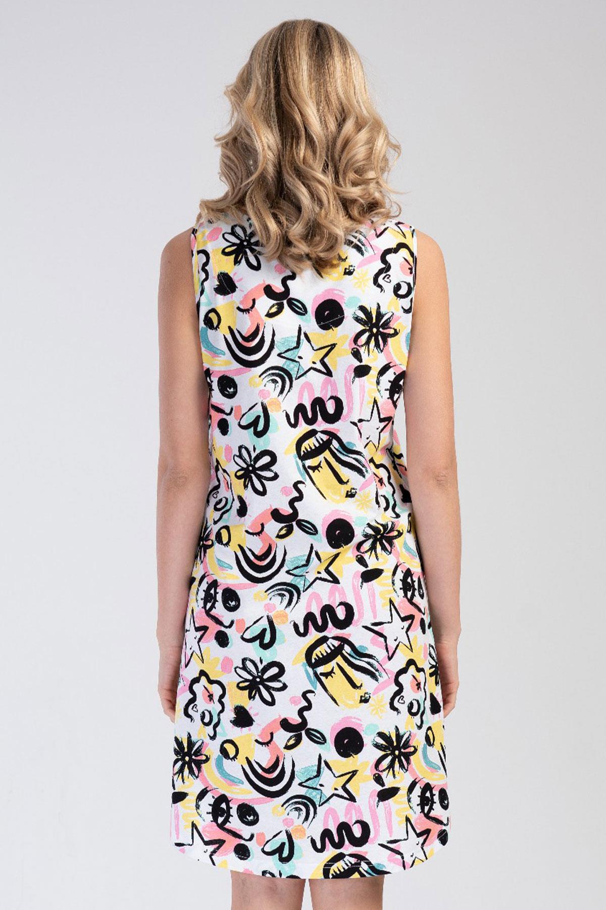 Vienetta 4010510000 Kadın Kalın Askılı Ev Elbisesi