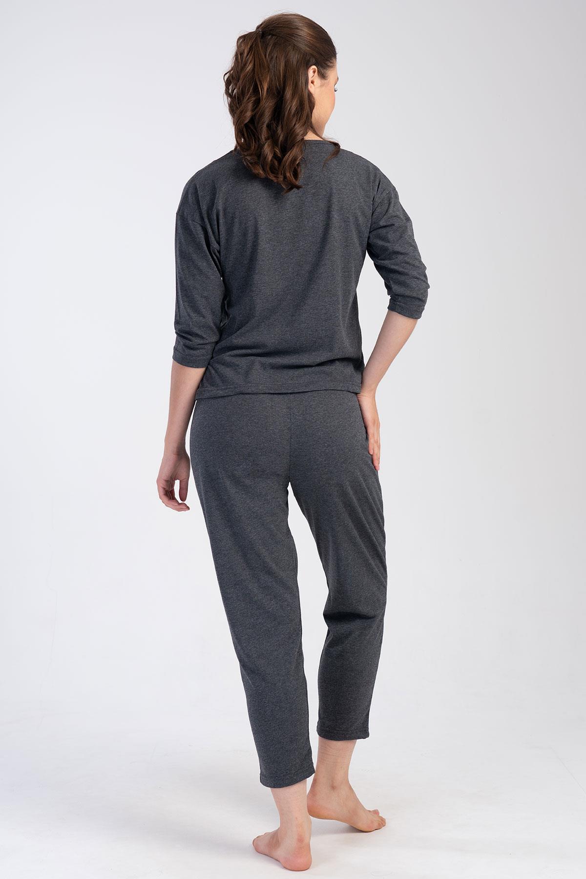 Vienetta 4033420000 Kadın 3/4 Kollu P.Suprem Pijama Takımı