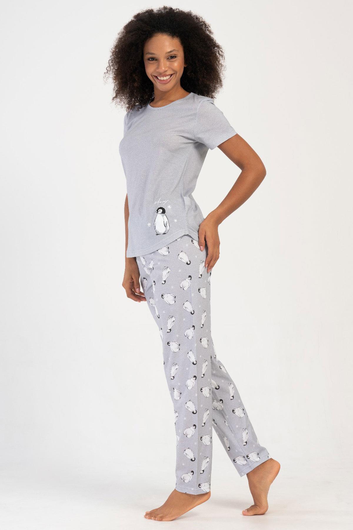 Vienetta 4051501178 Kadın Kısa Kollu Pijama Takımı