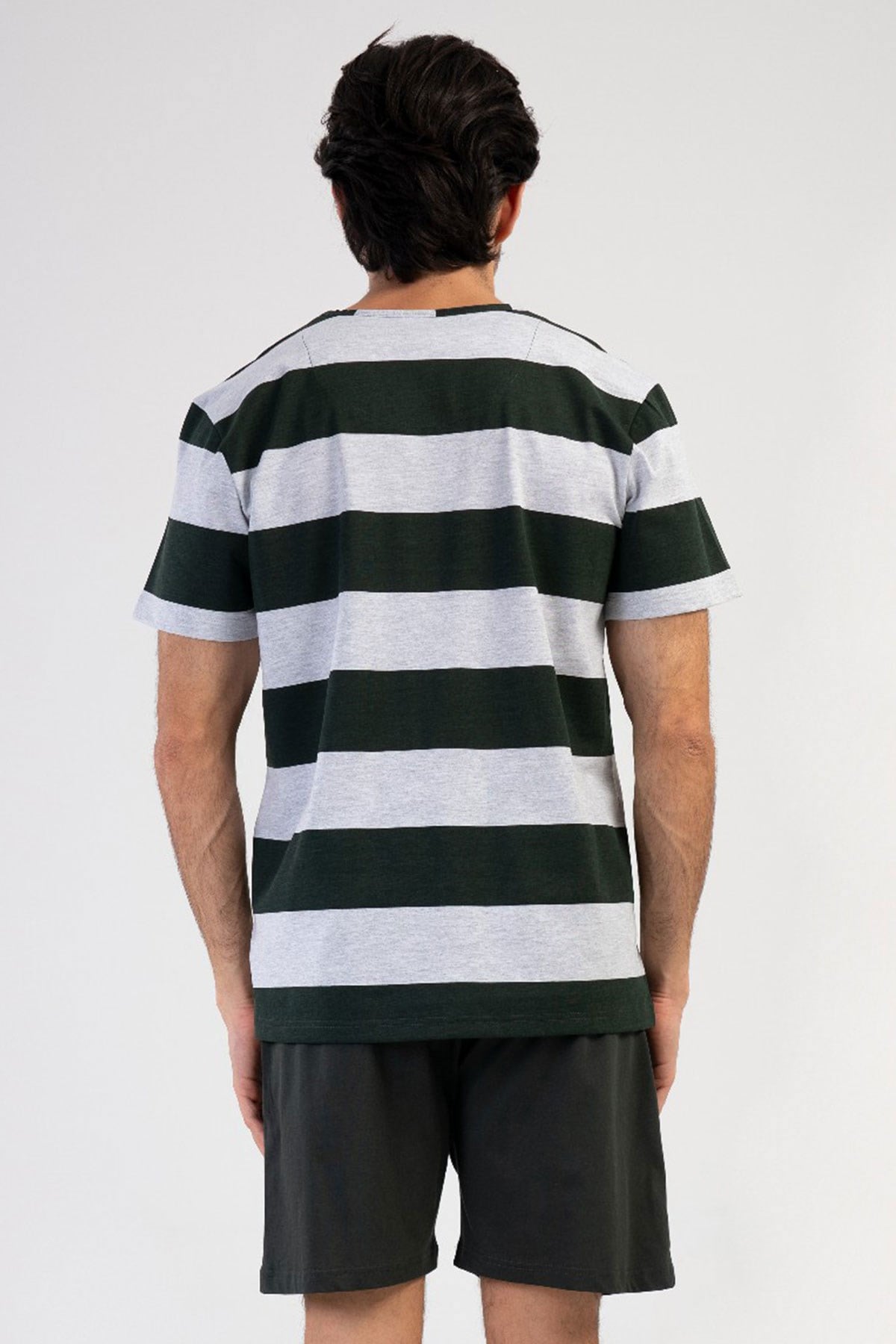 Vienetta 4080751900 Erkek Kısa Kol Şortlu Pijama Takımı