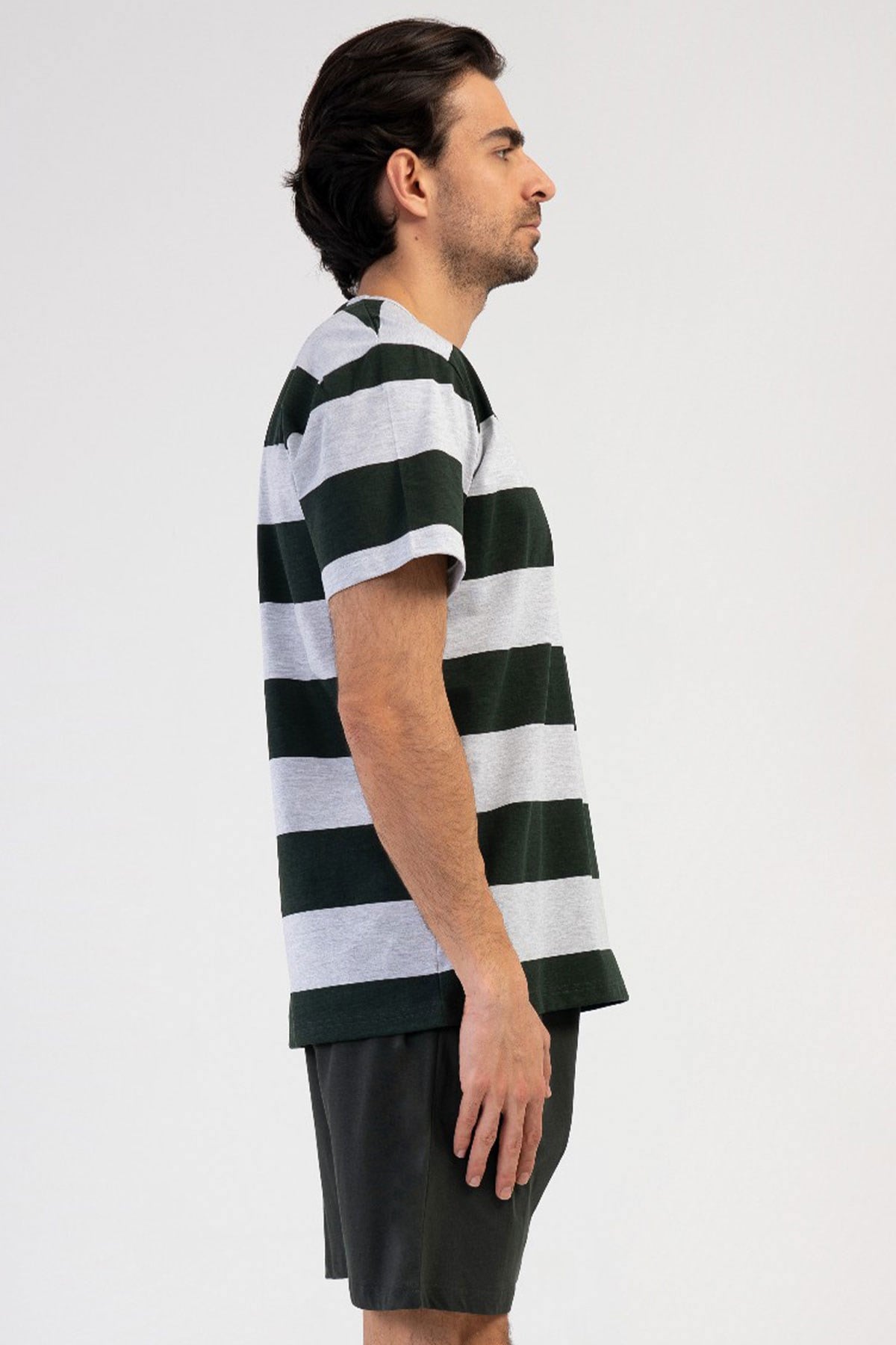 Vienetta 4080751900 Erkek Kısa Kol Şortlu Pijama Takımı