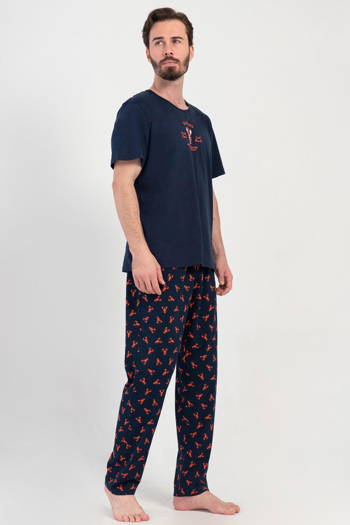 Vienetta 4081190137 Erkek Kısa Kollu Pijama Takımı