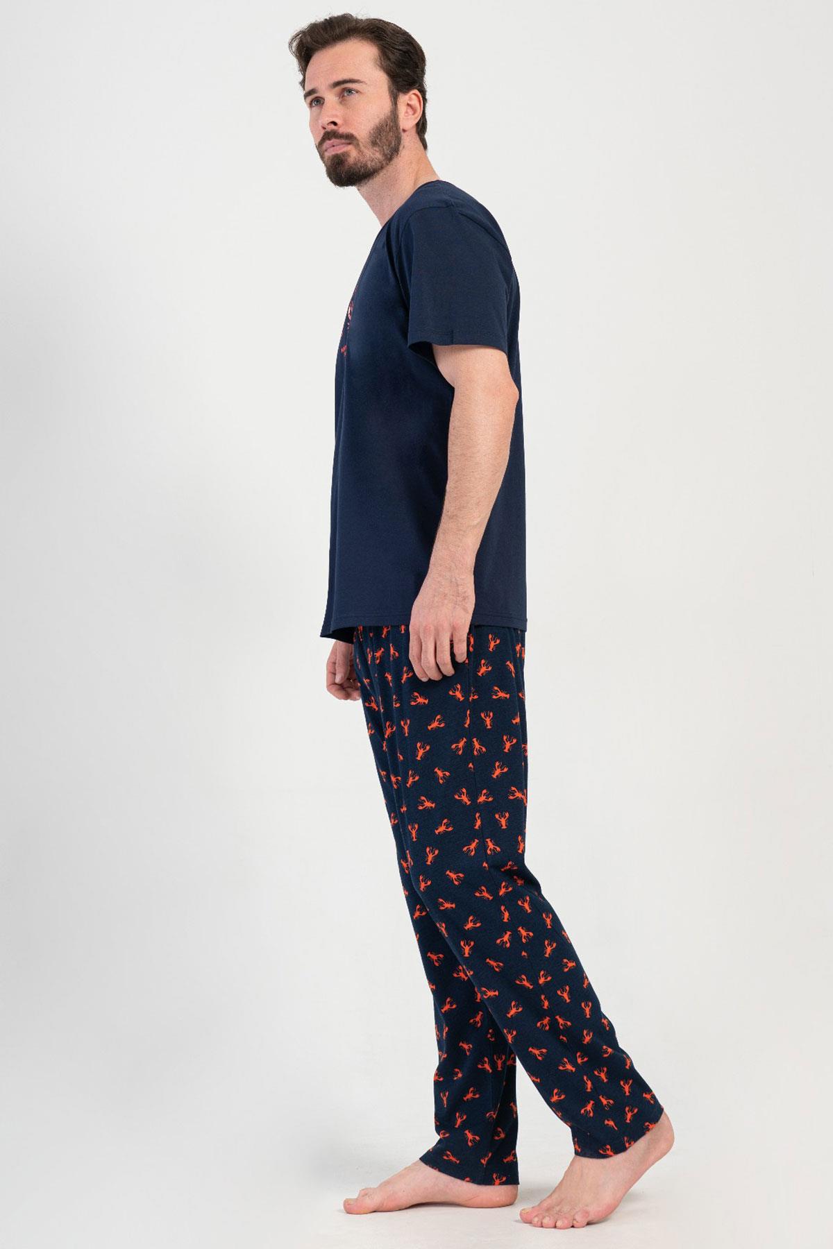 Vienetta 4081190137 Erkek Kısa Kollu Pijama Takımı