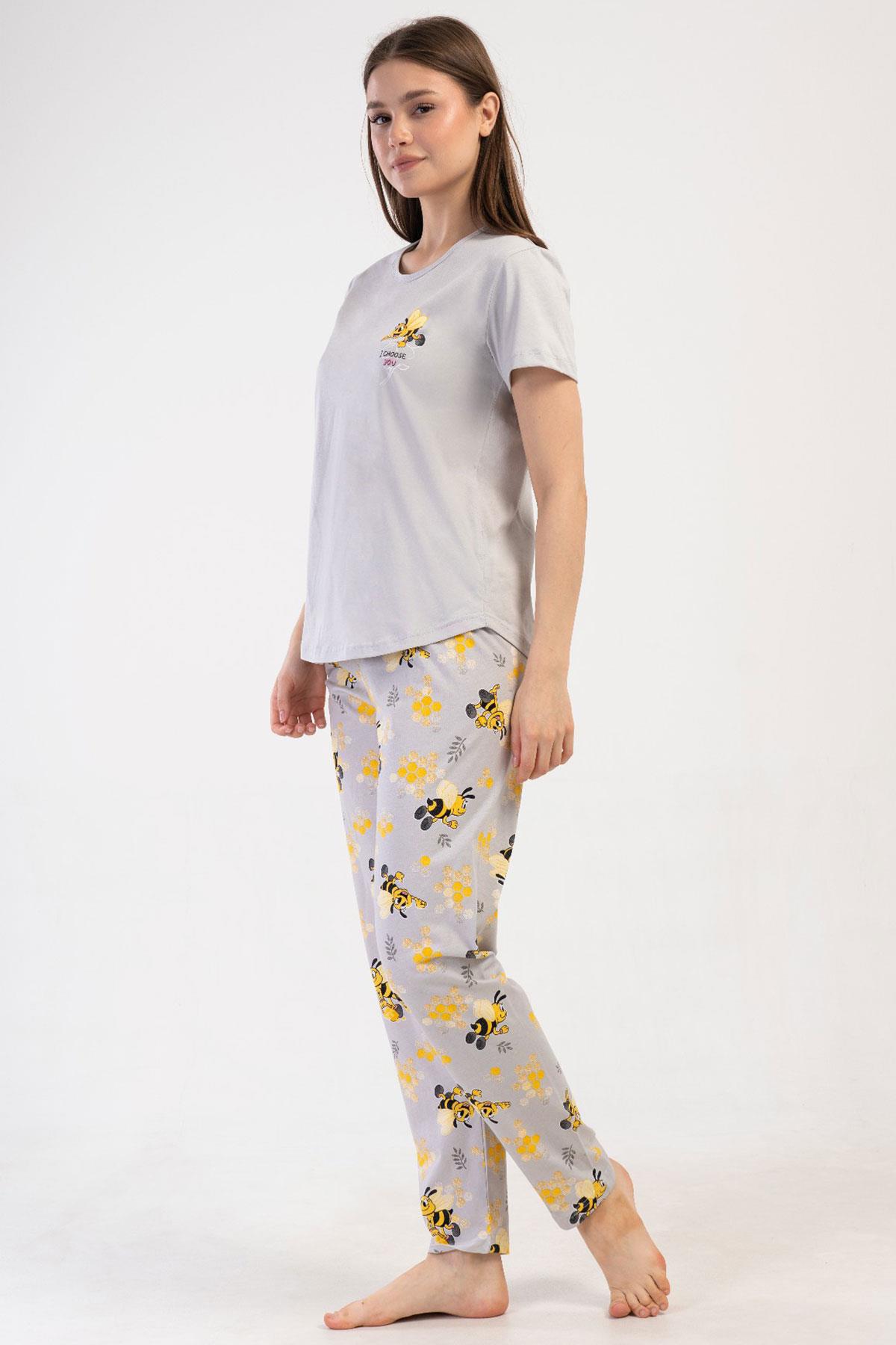 Vienetta 4082918401 Kadın Kısa Kollu Pijama Takımı