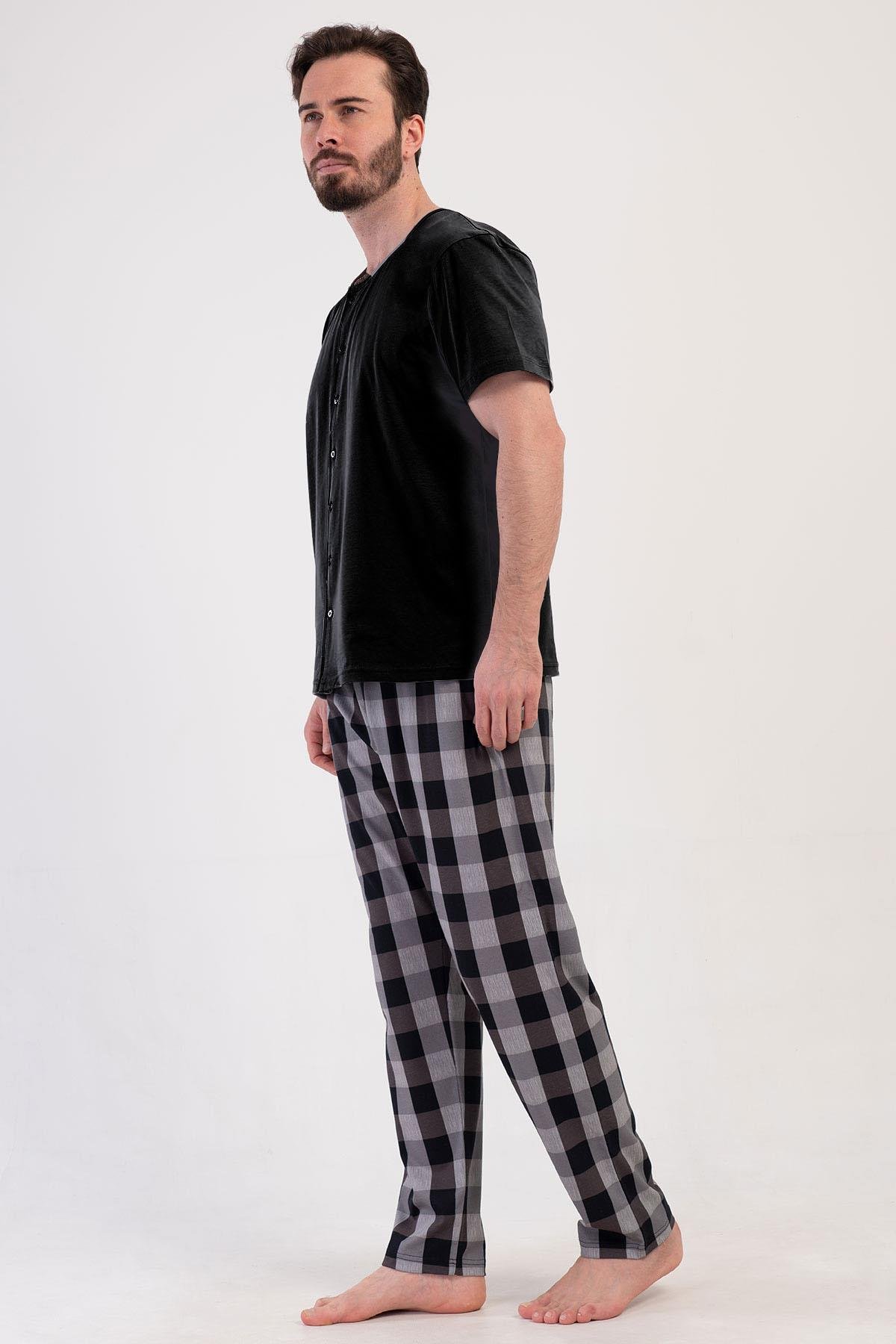 Vienetta 4091890668 Erkek Kısa Kollu Pijama Takımı