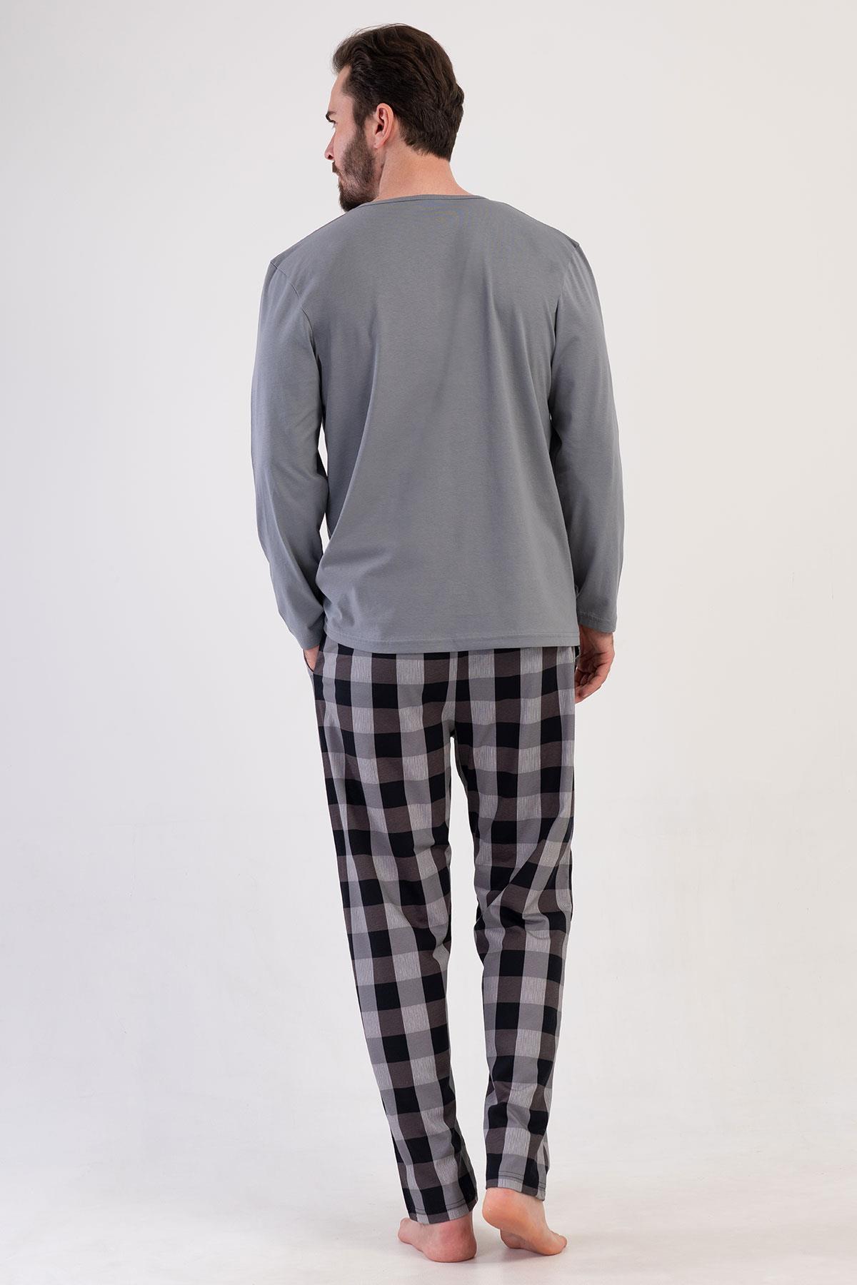 Vienetta 4091910668 Erkek Uzun Kollu B.B.Pijama Takımı