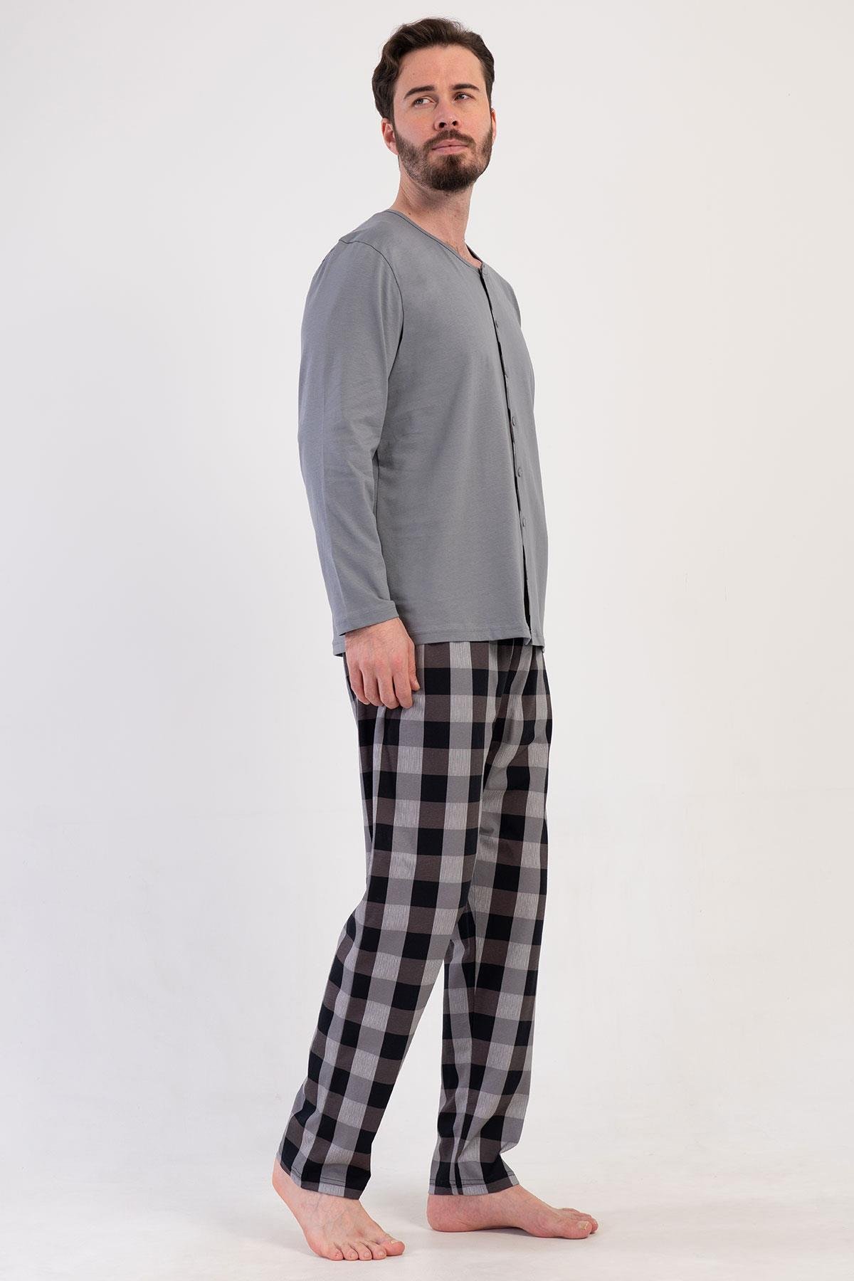 Vienetta 4091910668 Erkek Uzun Kollu B.B.Pijama Takımı