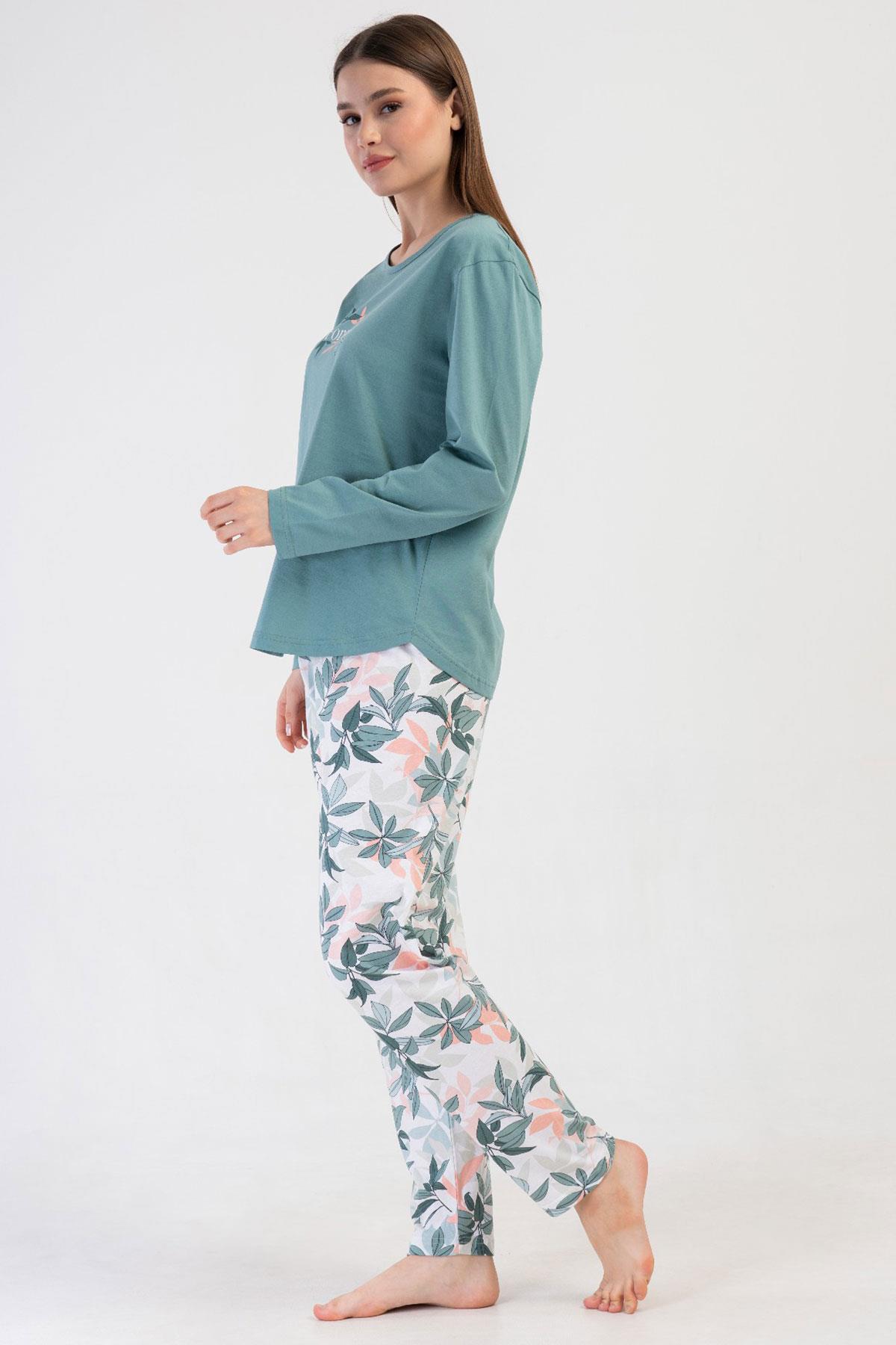 Vienetta 4100124677 Kadın Uzun Kollu B.B.Pijama Takımı