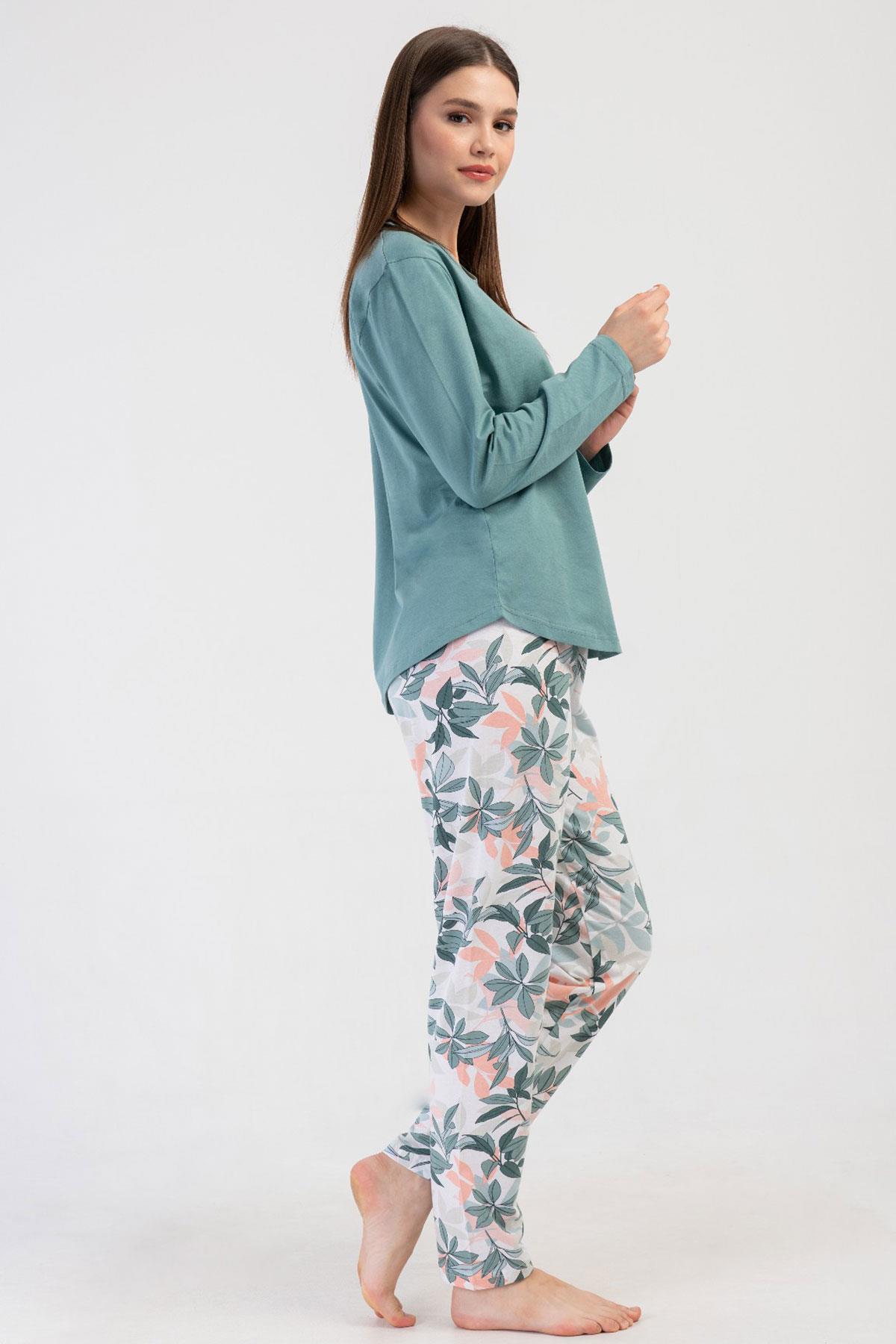 Vienetta 4100124677 Kadın Uzun Kollu B.B.Pijama Takımı