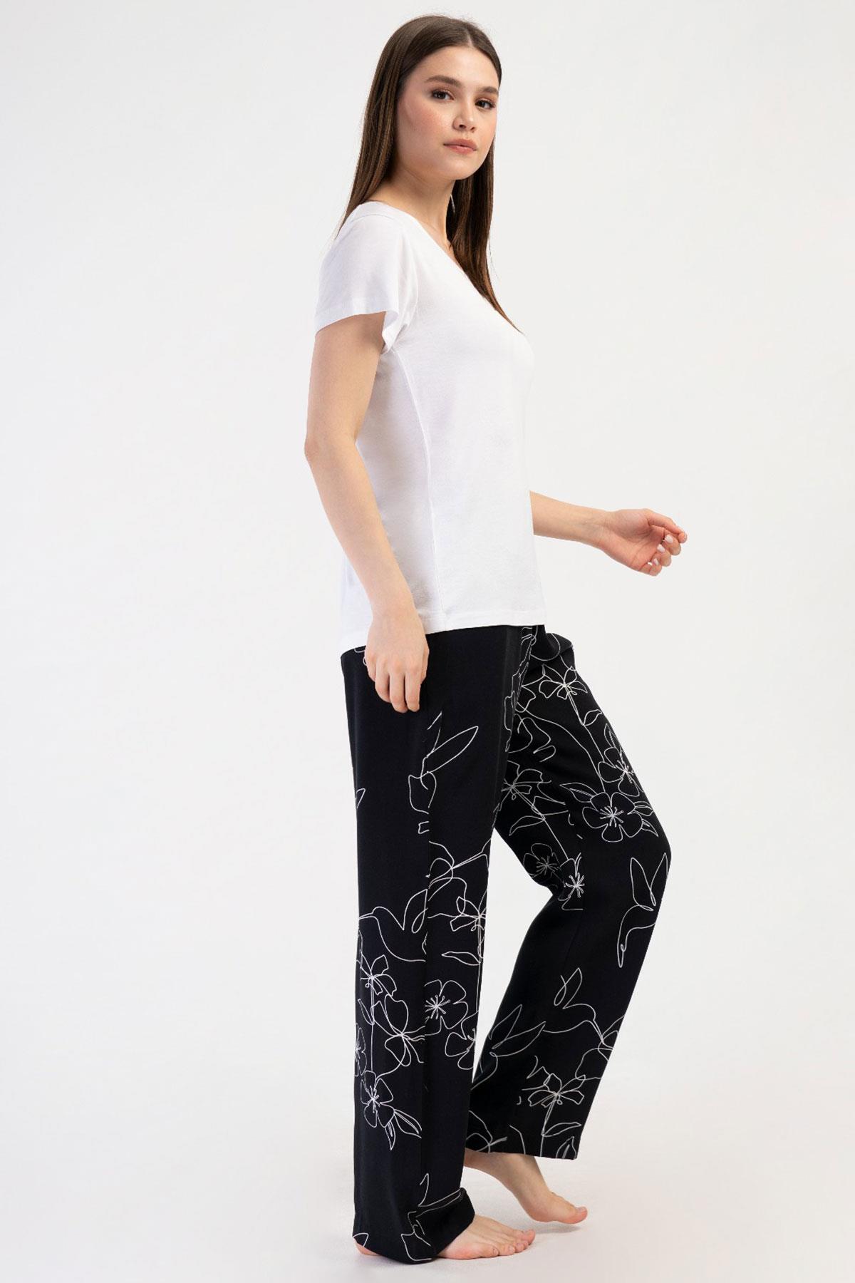 Vienetta 4100461793 Kadın Kısa Kollu Pijama Takımı