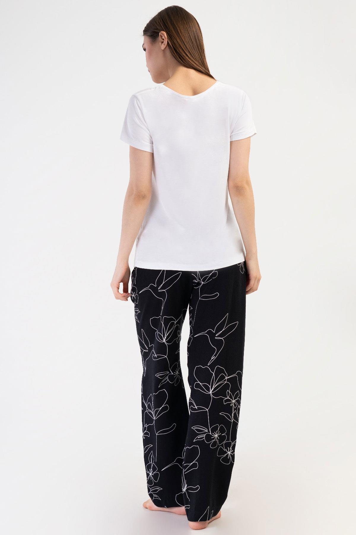 Vienetta 4100461793 Kadın Kısa Kollu Pijama Takımı