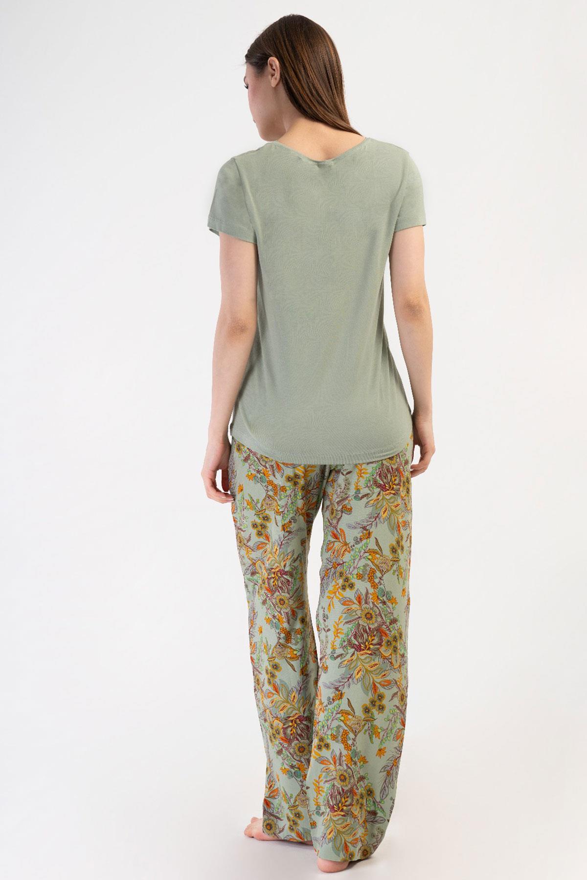 Vienetta 4100500230 Kadın Kısa Kollu Pijama Takımı