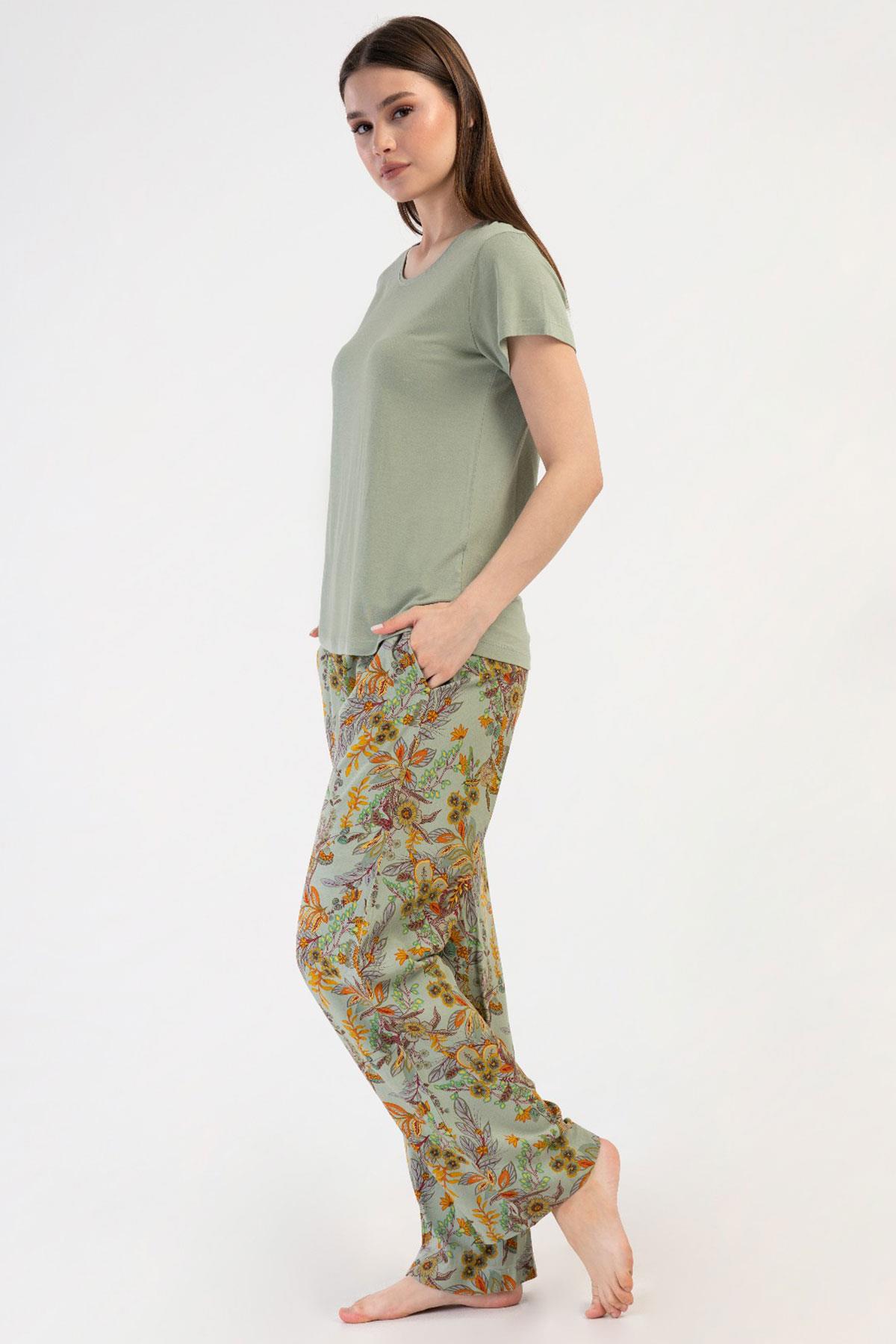 Vienetta 4100500230 Kadın Kısa Kollu Pijama Takımı