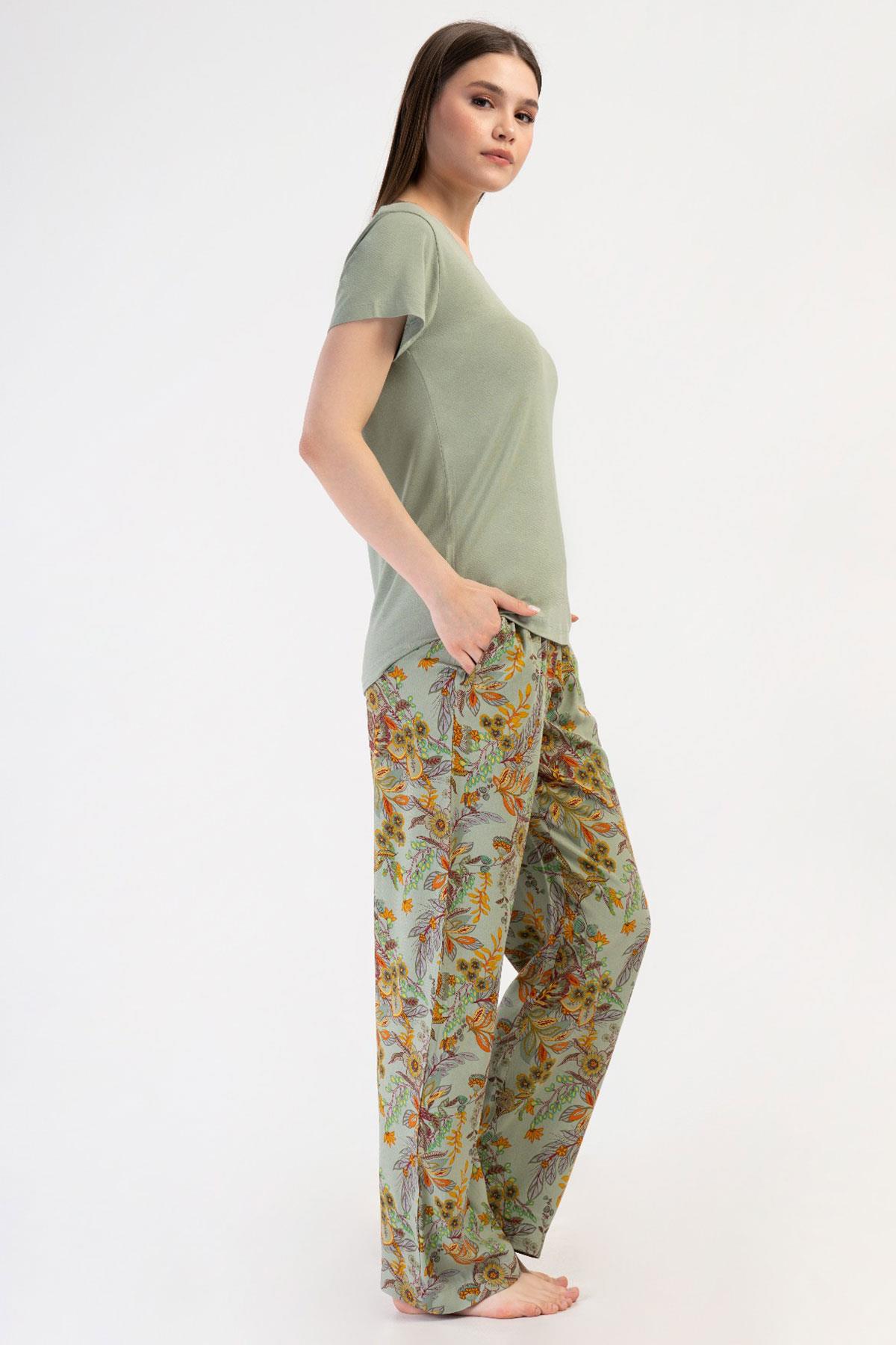 Vienetta 4100500230 Kadın Kısa Kollu Pijama Takımı