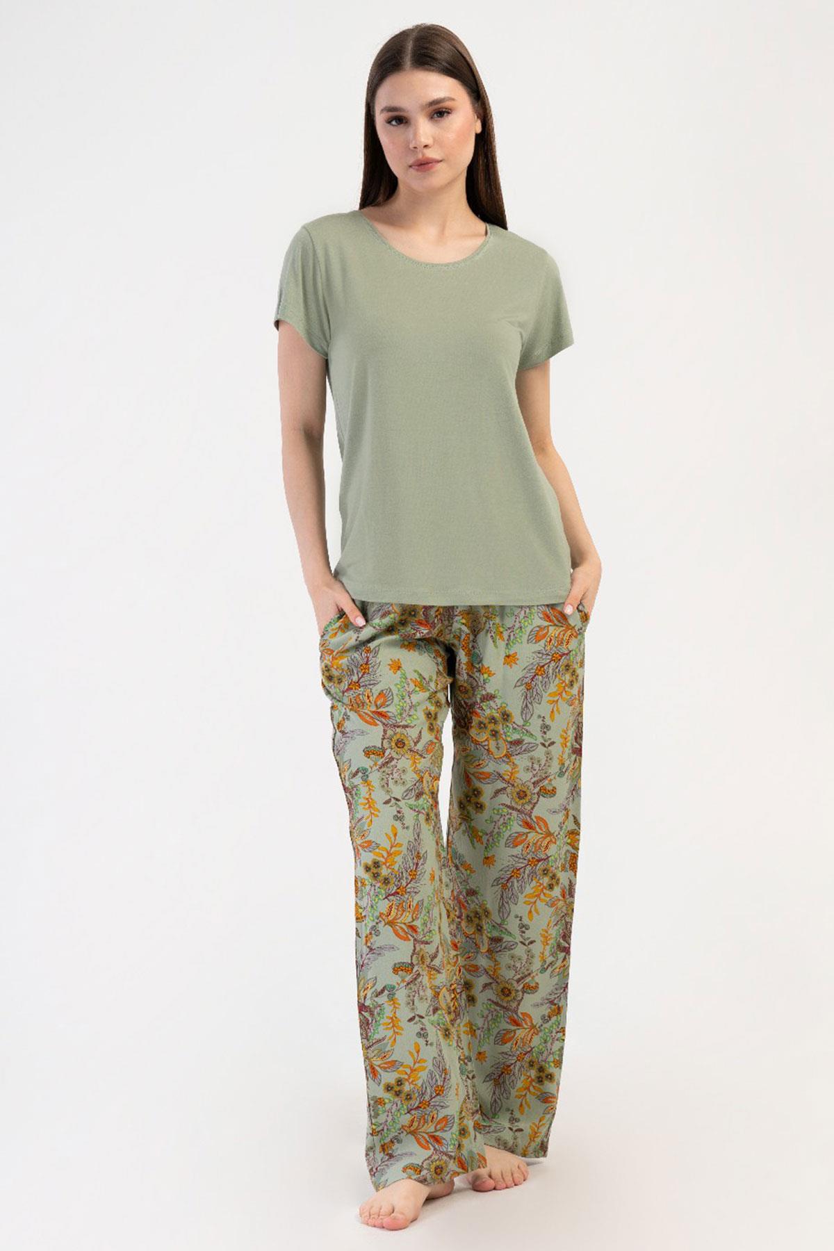 Vienetta 4100500230 Kadın Kısa Kollu Pijama Takımı