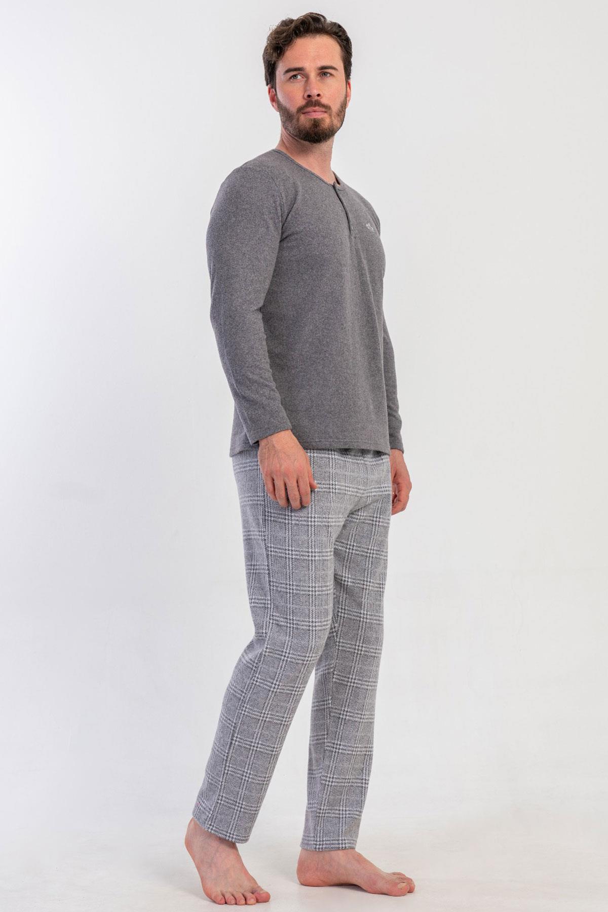 Vienetta 5010020000 Erkek Uzun Kollu Pijama Takımı