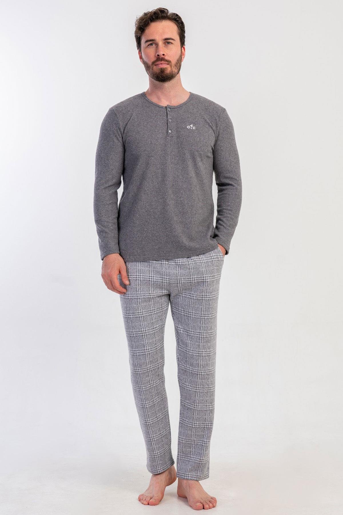 Vienetta 5010020000 Erkek Uzun Kollu Pijama Takımı