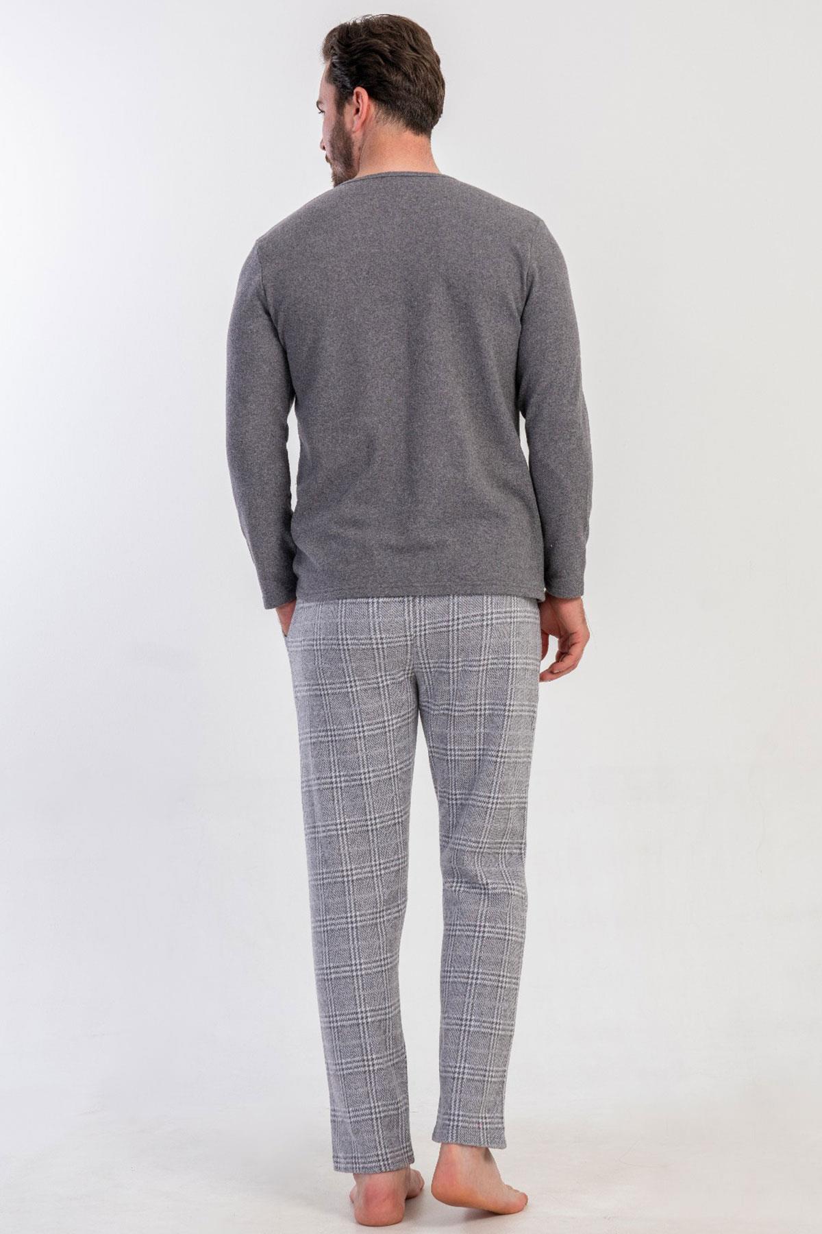 Vienetta 5010020000 Erkek Uzun Kollu Pijama Takımı