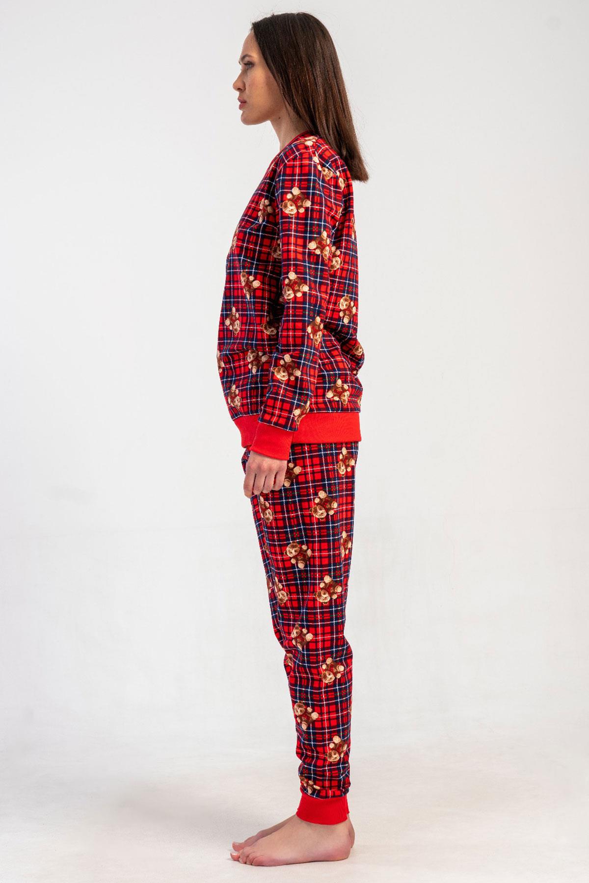 Vienetta 5010510250 Kadın Uzun Kollu 2 İplik Pijama Takımı