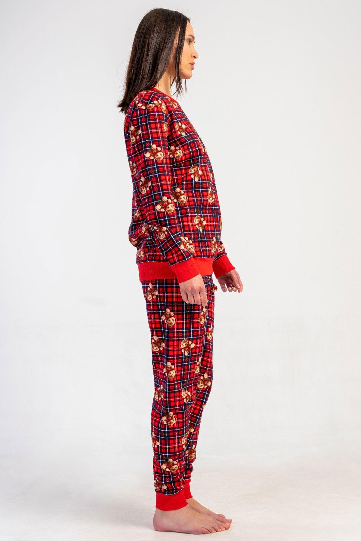 Vienetta 5010510250 Kadın Uzun Kollu 2 İplik Pijama Takımı