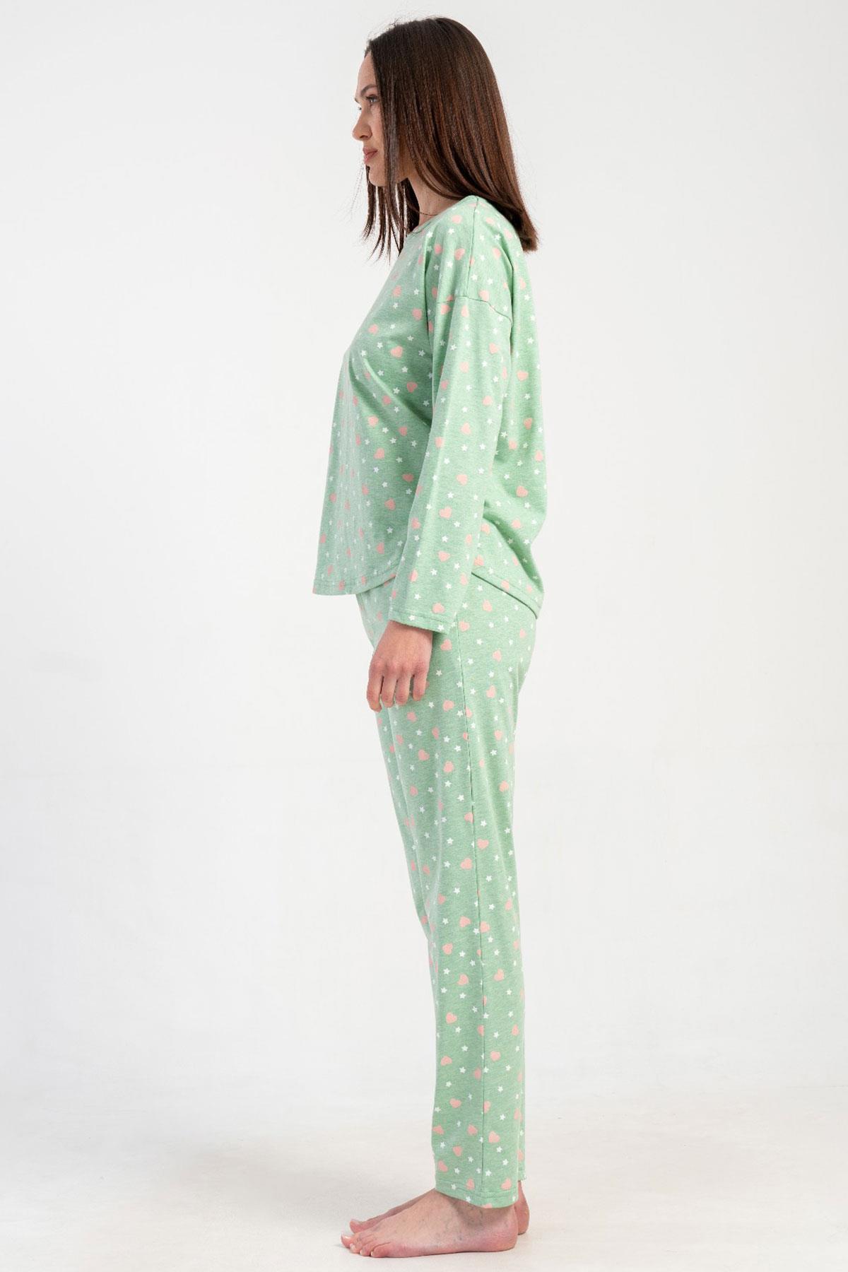 Vienetta 5030183665 Kadın Uzun Kollu Pijama Takımı