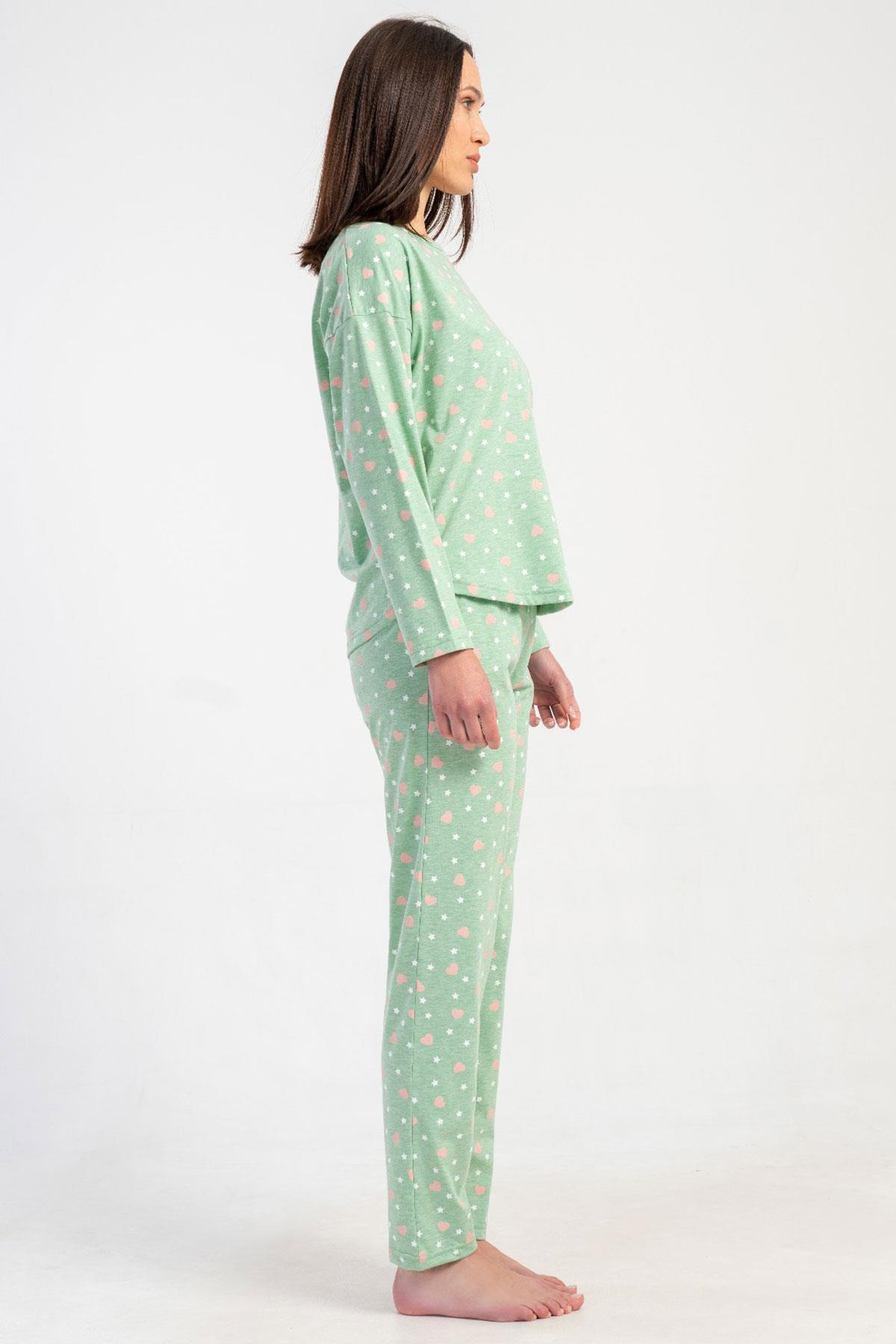 Vienetta 5030183665 Kadın Uzun Kollu Pijama Takımı