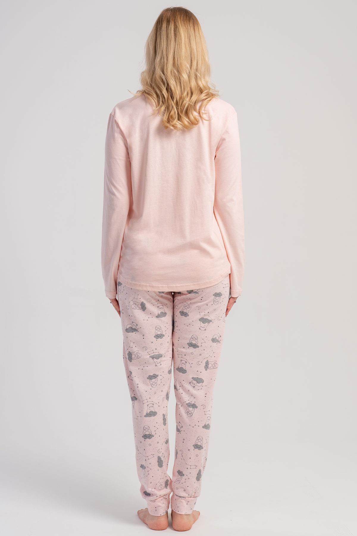 Vienetta 5030713306 Kadın Uzun Kollu Pijama Takımı