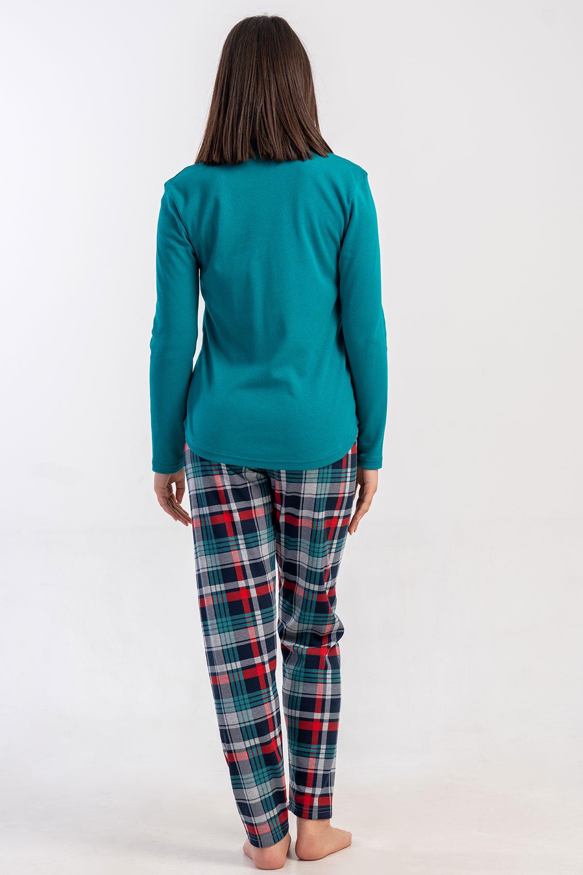 Vienetta 5032240424 Kadın Uzun Kollu Pijama Takımı