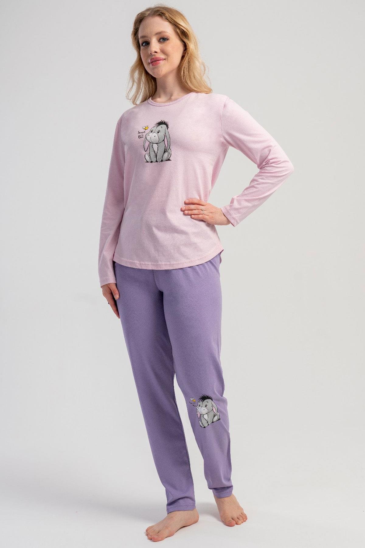 Vienetta 5040120000 Kadın Uzun Kollu Pijama Takımı