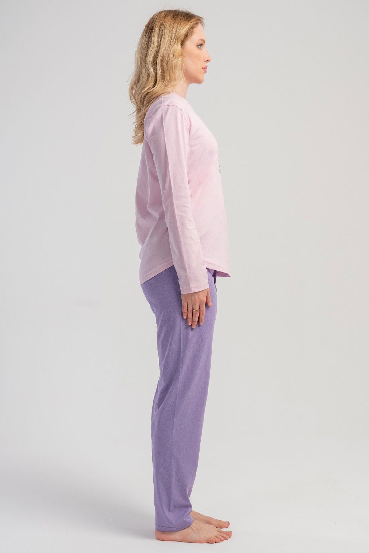 Vienetta 5040120000 Kadın Uzun Kollu Pijama Takımı