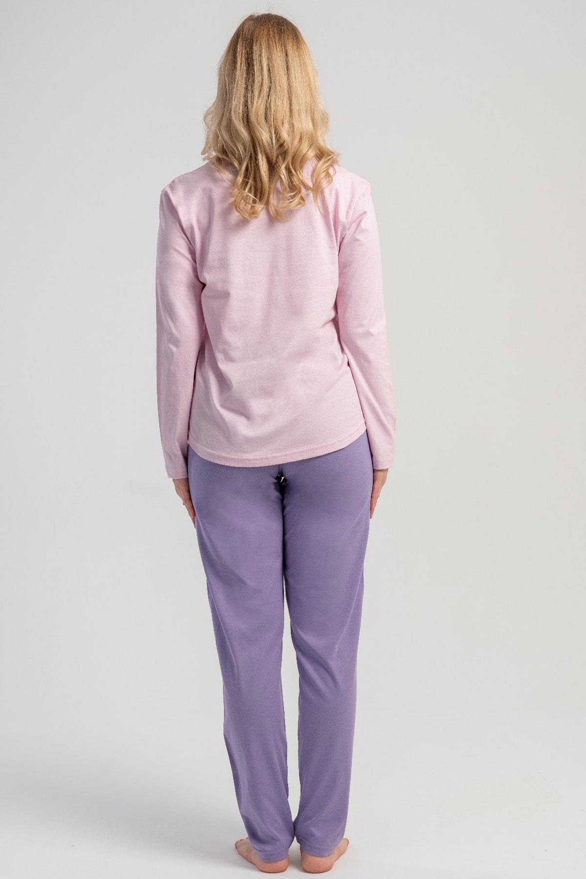 Vienetta 5040120000 Kadın Uzun Kollu Pijama Takımı